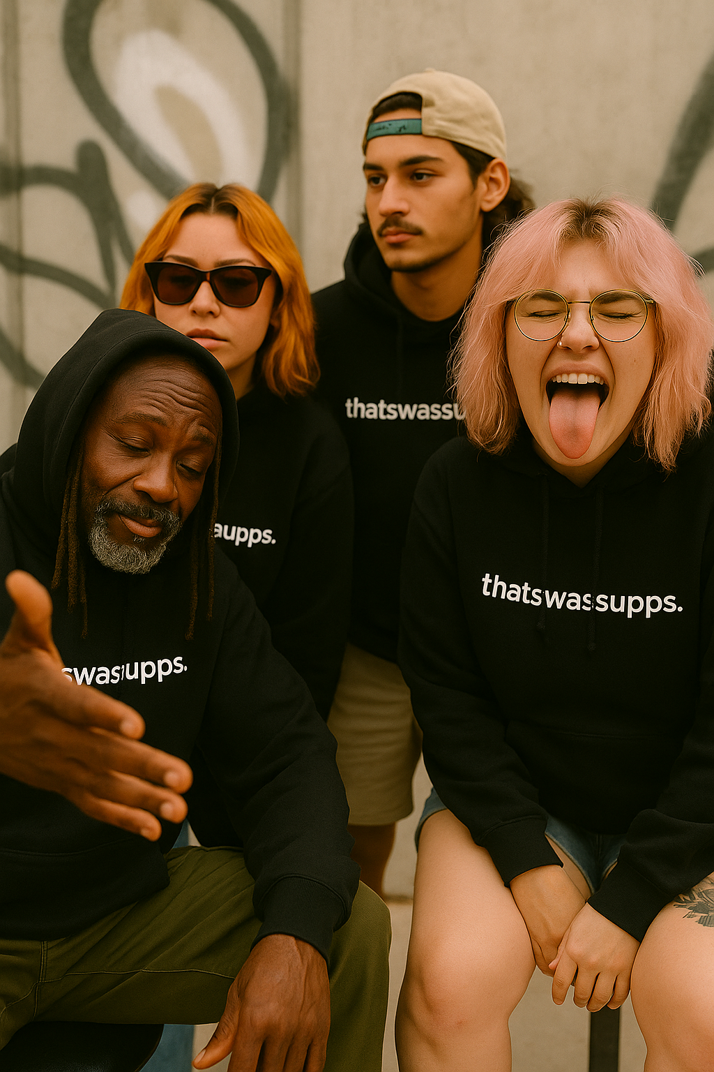 Pretty dope hooded sweatshirt.