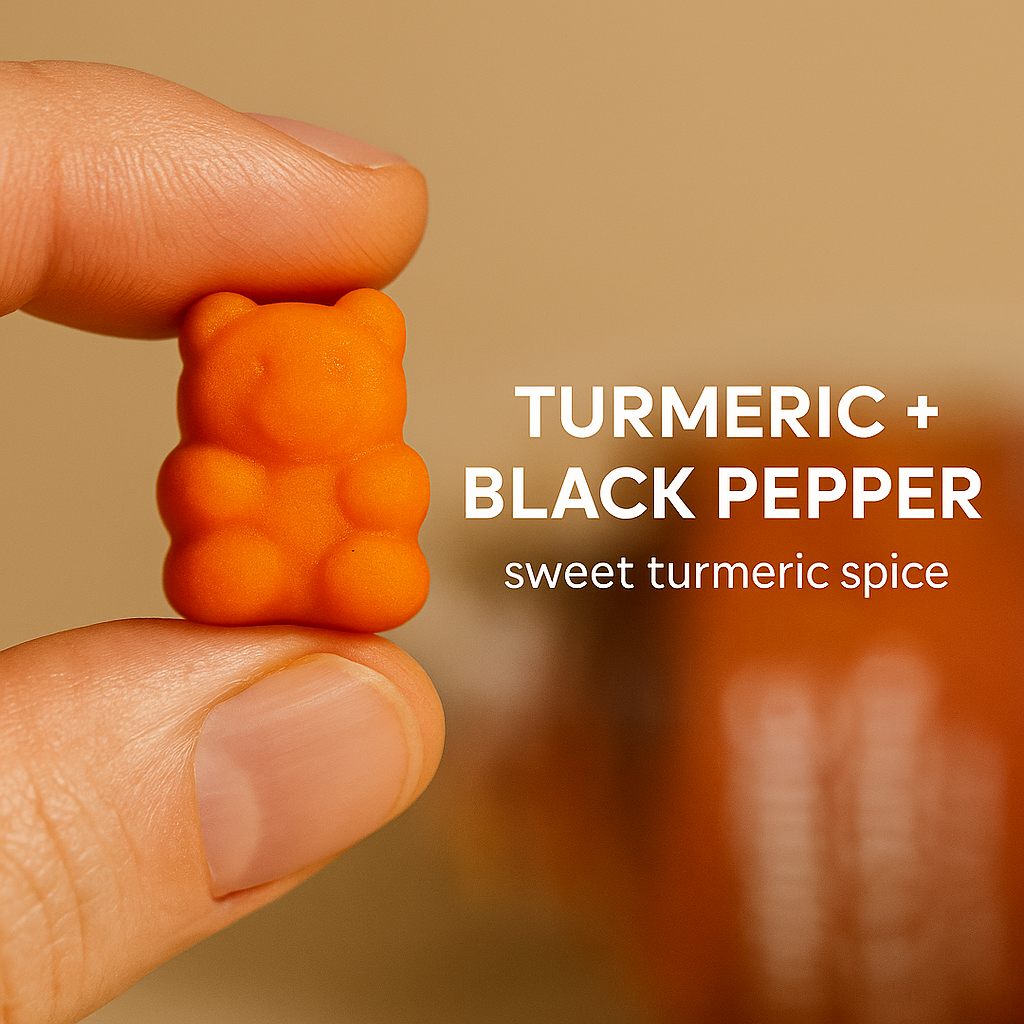 GOLDEN GAINS – Turmeric Recovery Gummies