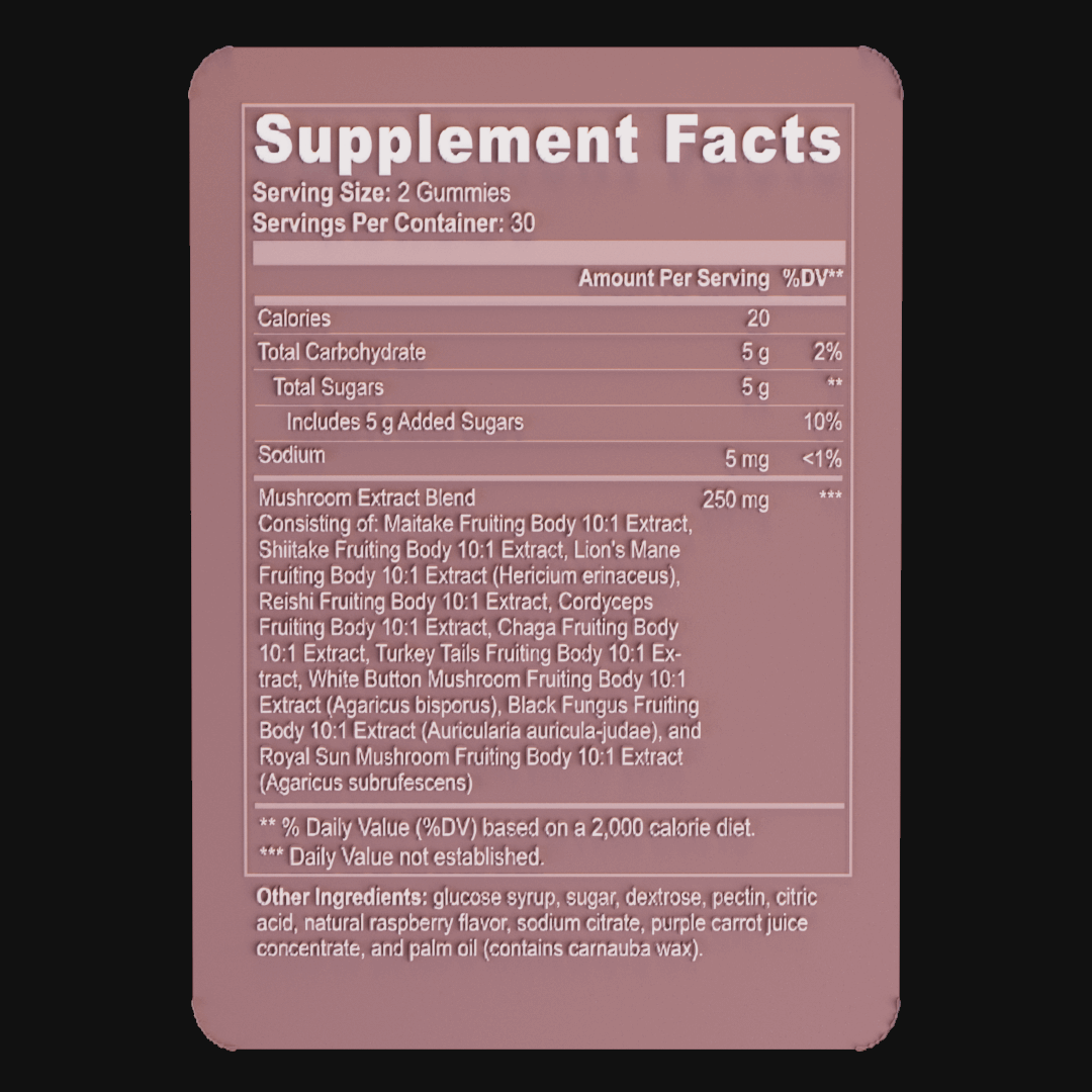 Mushroom Extract Complex- Myco Stack (Adult)